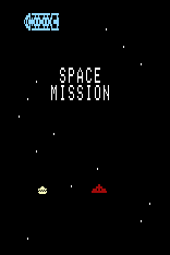 Space Mission title screen for Arcadia 2001